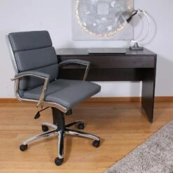 Executive CaressoftPlus Mid Back Chair By Boss Office Products - Madison Seating -furniture Shop Executive CaressoftPlus Mid Back Chair by Boss Office Products 4